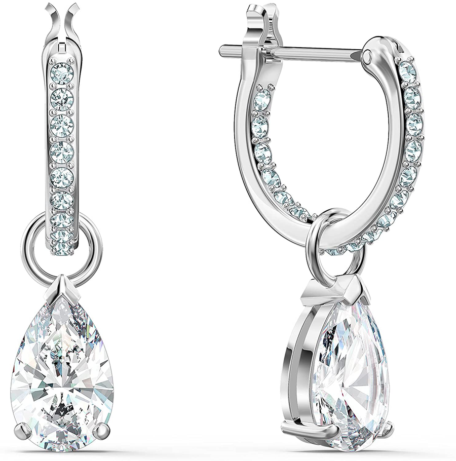 SWAROVSKI Women'S Attract Crystal Jewelry Collection, Rhodium Finish