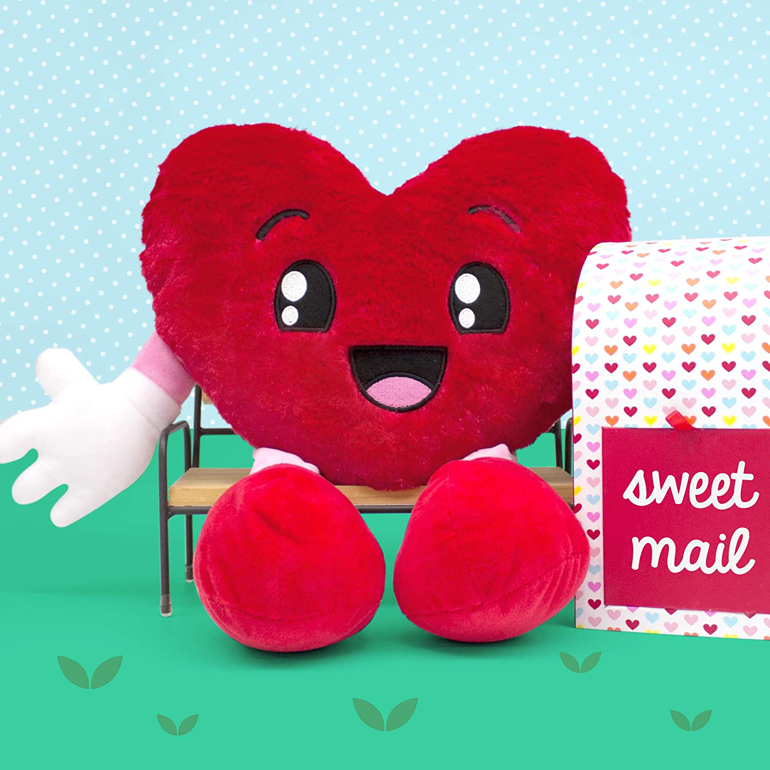 Holiday Day'S Sweetheart - 14" Strawberry Scented Stuffed Plush (Heart) - Gifts for Kids, Guide by Scentco