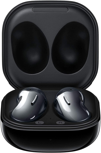 SAMSUNG Galaxy Buds Live True Wireless Earbuds US Version Active Noise Cancelling Wireless Charging Case Included, Mystic Black