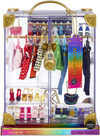 Rainbow High Deluxe Fashion Closet Playset–400+ Fashion Combinations! Portable Clear Acrylic Toy Closet Features 31+ Fashion Forward Pieces, Doll Clothing, Doll Accessories & Doll Storage | Ages 6-12