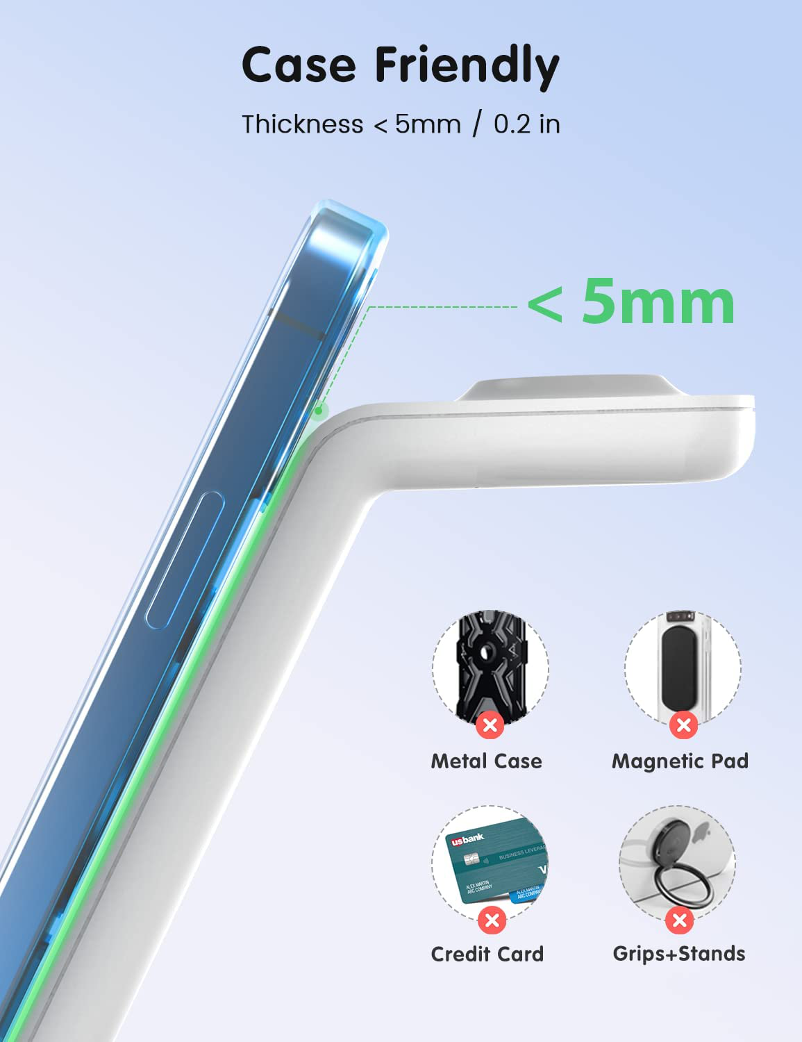 Joygeek Wireless Charging Station, Wireless Iphone Charger, 3 in 1 Charging Station for Apple Iphone 13 Pro Max/13 Pro/13/12 Pro Max/12 Pro/12/11 Pro Max/11 Pro/11/Se/X/Xr/Xs/8, Iwatch7/6/Se/3,Airpods