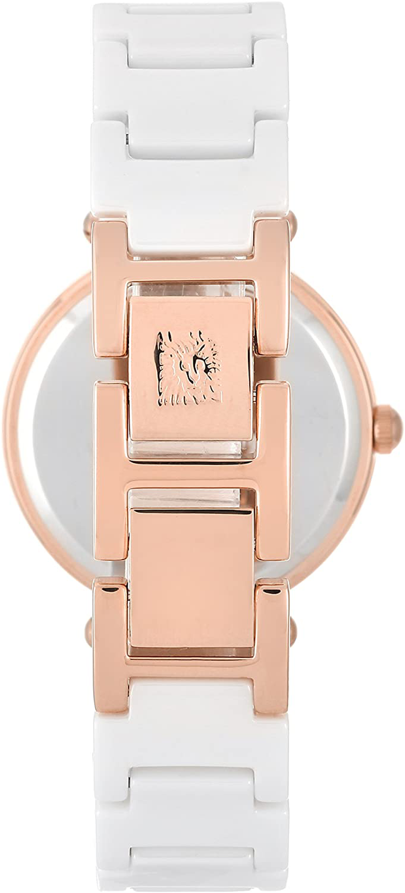 Anne Klein Women'S Genuine Diamond Dial Ceramic Bracelet Watch