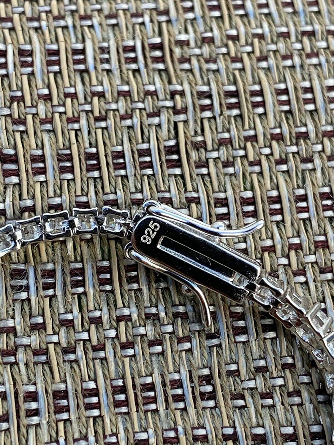 Real Solid 925 Sterling Silver 2Mm CZ Tennis Bracelet - 6-8.5" Iced Diamond One Row Bracelet - Thin & Great for Classy Everyday Look