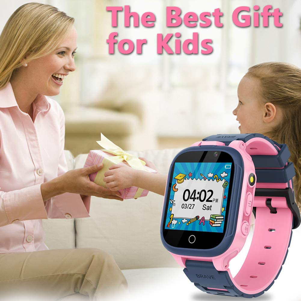 Kids Smart Watch Boys Girls with 14 Games Dual Camera 1.44" Touch Screen Music Player Video Recorder 12/24 Hr Pedometer Alarm Clock Calculator Flashlight Stopwatch Electronic Learning Education Toys