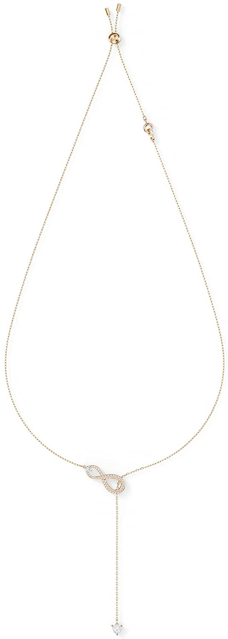 SWAROVSKI Women'S Infinity Crystal Jewelry Collections, Rhodium & Rose Gold Tone Finish