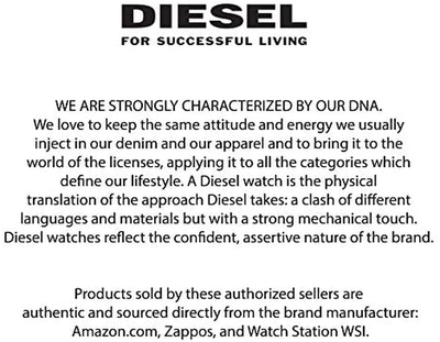 Diesel Men'S Mega Chief Stainless Steel Chronograph Quartz Watch