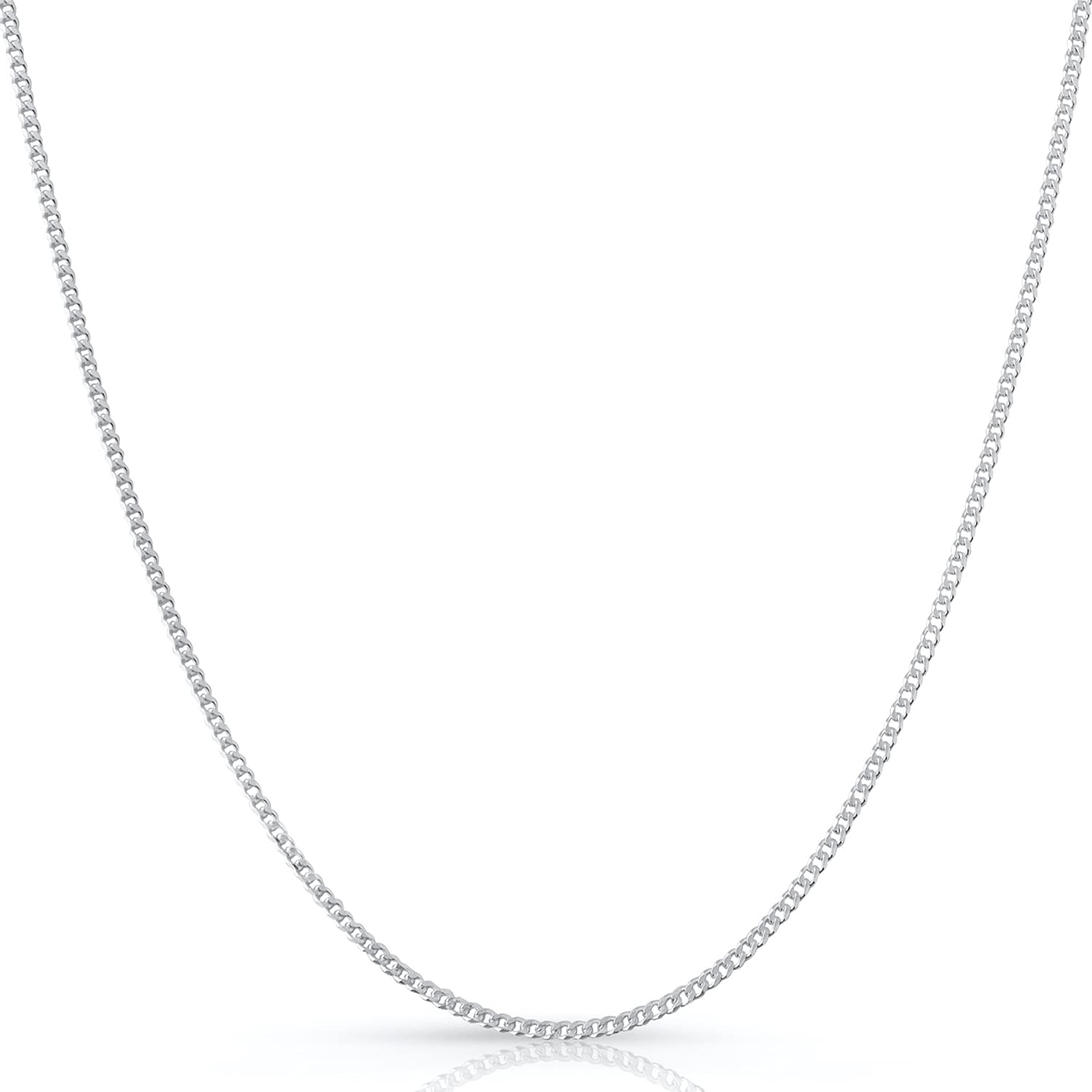 Diamond-Cut Silver Cuban Link Chain - Sterling Silver Chain for Men, Silver Necklace Men, Mens Silver Chain Necklace, Silver Chain Men, It-Prolux Solid 925 Italy, Next Level Jewelry