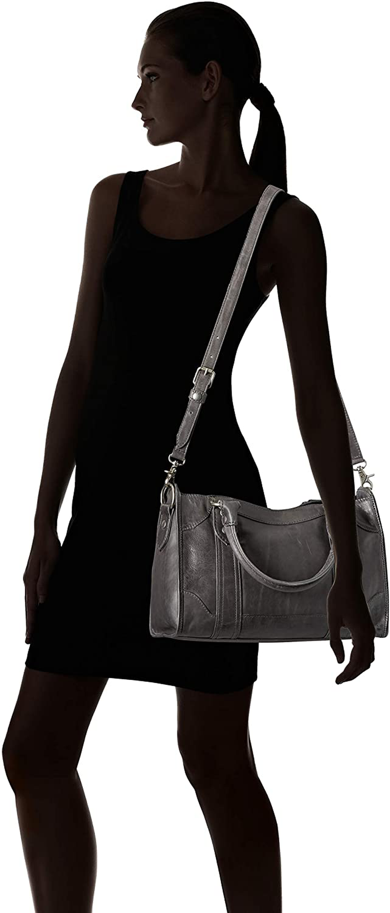 Frye Melissa Zip Satchel Leather Handbag