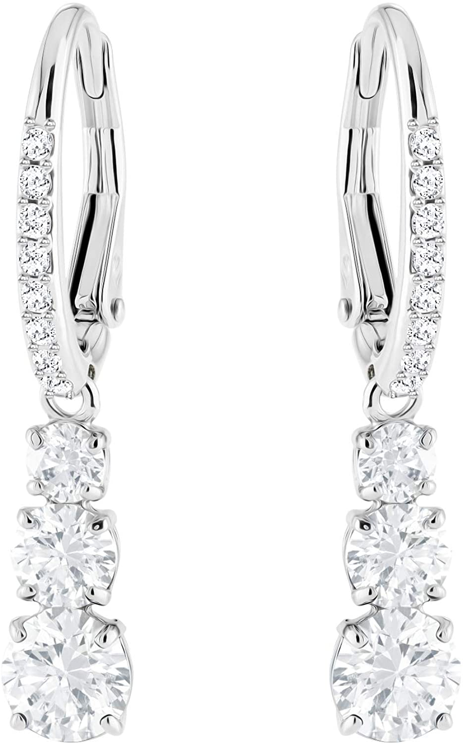 SWAROVSKI Women'S Attract Trilogy Crystal Necklace and Earrings Collection