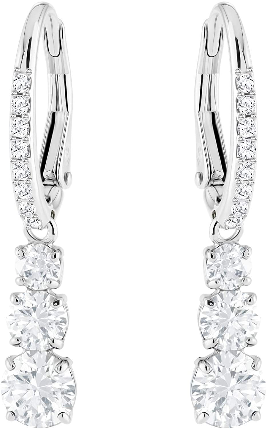 SWAROVSKI Women'S Attract Trilogy Crystal Necklace and Earrings Collection