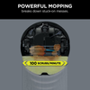 Shark AV2001WD AI VACMOP 2-In-1 Robot Vacuum and Mop with Self-Cleaning Brushroll, LIDAR Navigation, Home Mapping, Perfect for Pet Hair, Works with Alexa, Wi-Fi Black/Brass