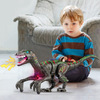 Remote Control Dinosaur Toys for Kids 5-7,Kids Dinosaur Toys for 5 6 7 8 9 10+ Year Old Boys Dinosaur Robot Walking Velociraptor with Light Sounds USB Charge Birthday Gifts for Boys Girls 4-8