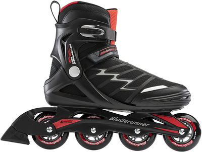 Bladerunner by Rollerblade Advantage Pro XT Men'S Adult Fitness Inline Skate, Black and Red, Inline Skates