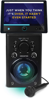 808 Karaoke Machine - Full Karaoke System with Wireless Bluetooth Speaker and Microphone. Works with All Karaoke Apps via Smartphone or Tablet