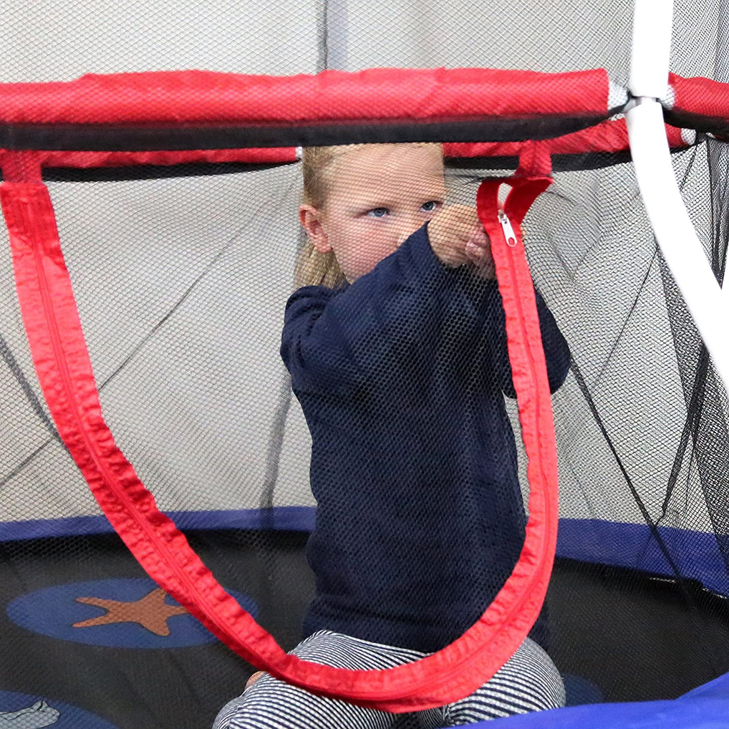 Skywalker Trampolines Mini Trampoline with Enclosure Net