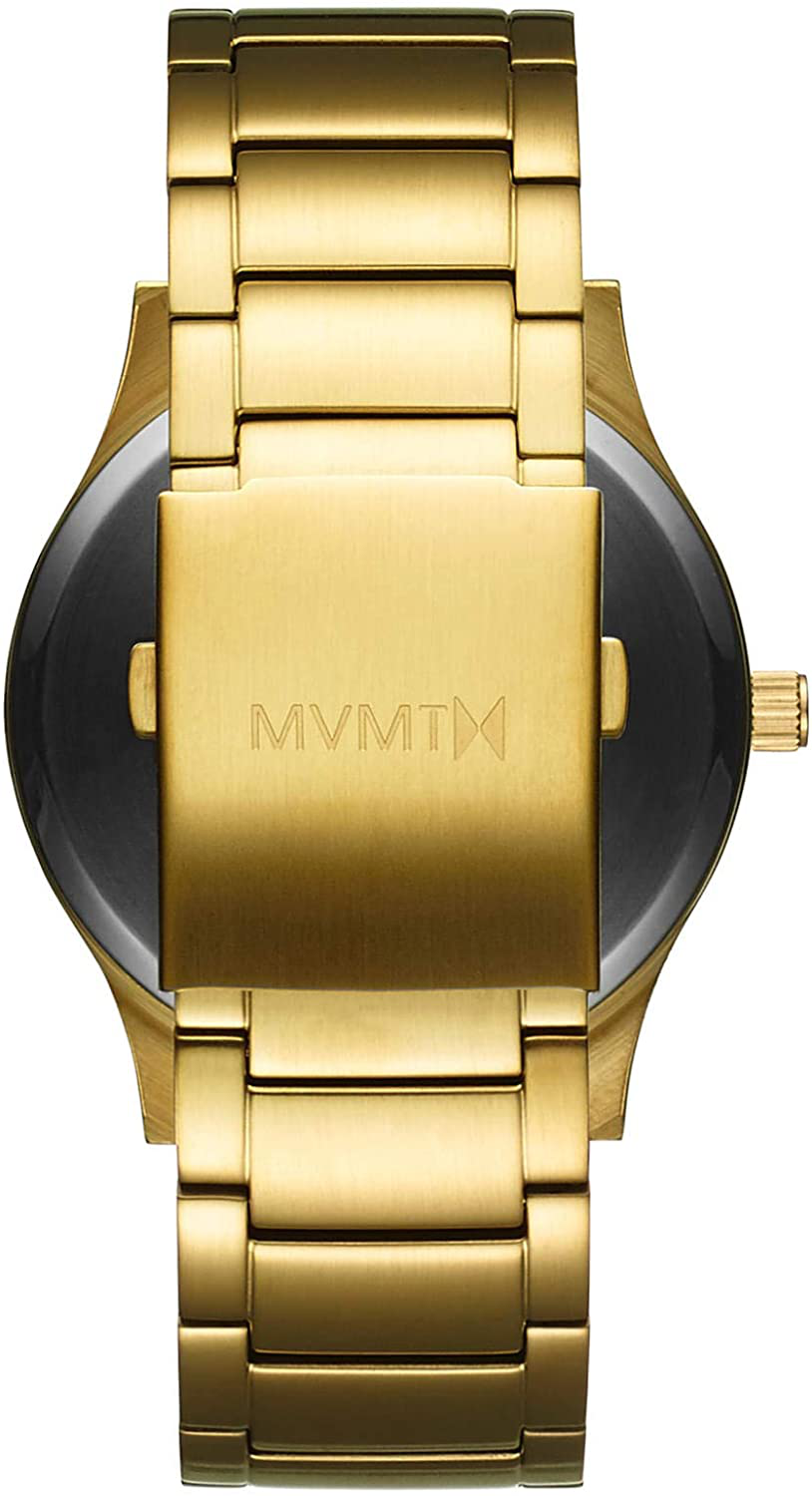 MVMT Classic Mens Watch, 45MM | Leather Band, Minimalist Watch, Analog with Date