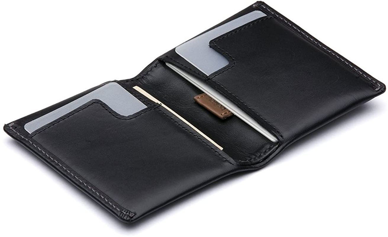 Bellroy Slim Sleeve Wallet (Premium Leather, Front Pocket Wallet, Thin Bifold Design, Holds 4-12 Cards, Folded Note Storage)