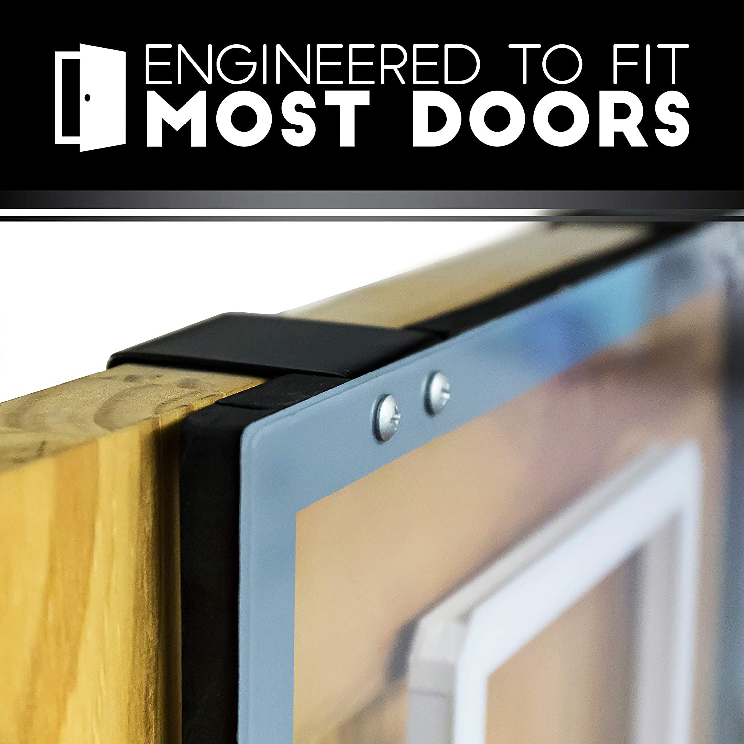 Franklin Sports over the Door Basketball Hoop - Slam Dunk Approved - Shatter Resistant - Accessories Included