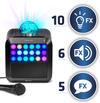 Portable Karaoke Machine - SINGSATION Star Burst - System Comes W/ 2 Mics, Room-Filling Light Show, Retro Light Panel & Works via Bluetooth - No Cds Required - Youtube Your Favorite Karaoke Songs