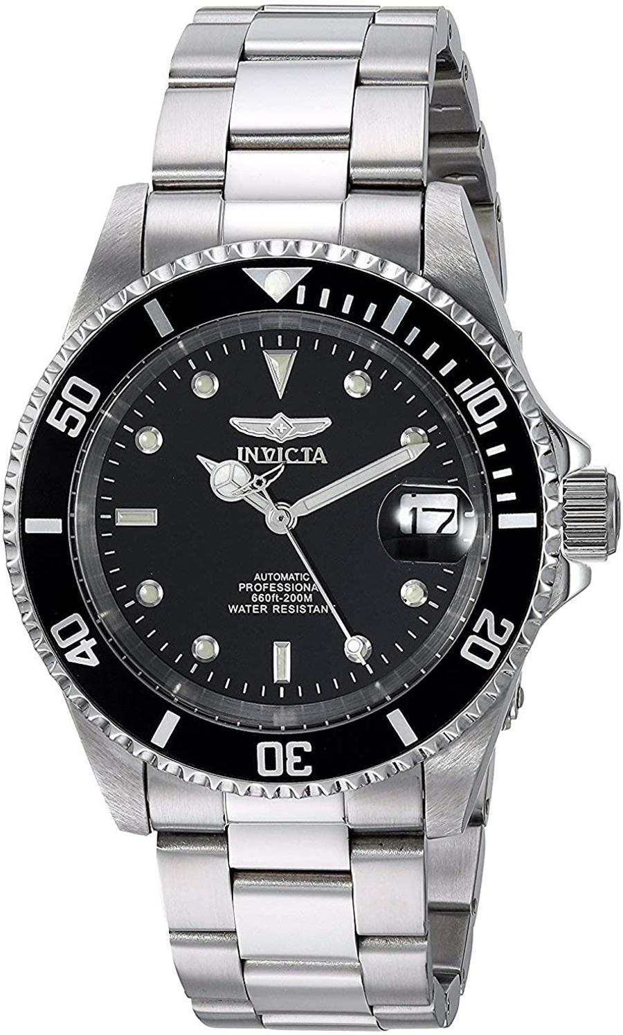 Invicta Automatic Pro Diver Stainless Steel Watch