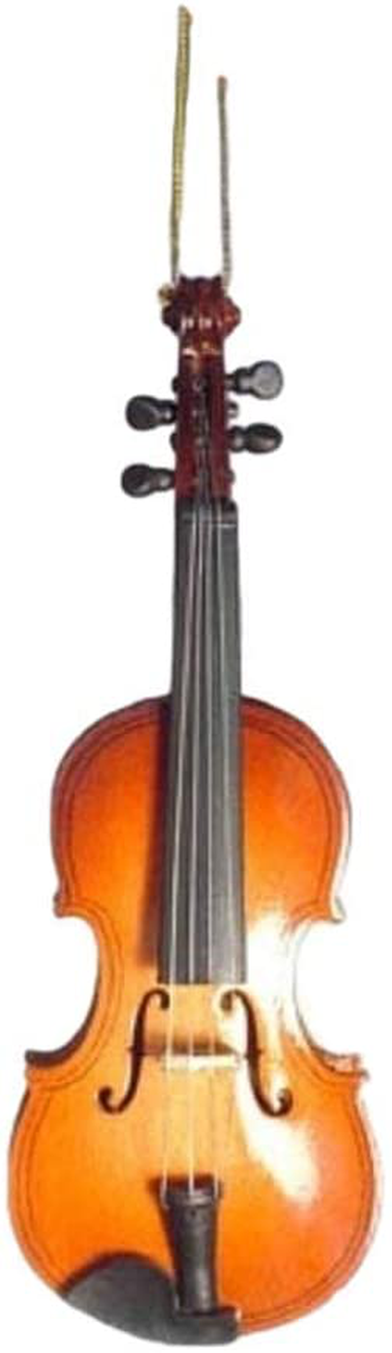 Steel String Miniature Violin Hanging Holiday Tree Ornament