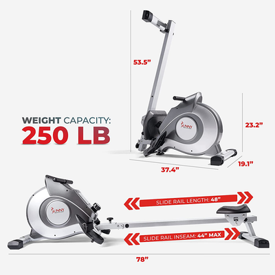 Magnetic Rowing Machine Rower with LCD