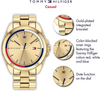 Tommy Hilfiger Men'S Quartz Stainless Steel and Bracelet Casual Watch, Color: Gold (Model: 1791686)