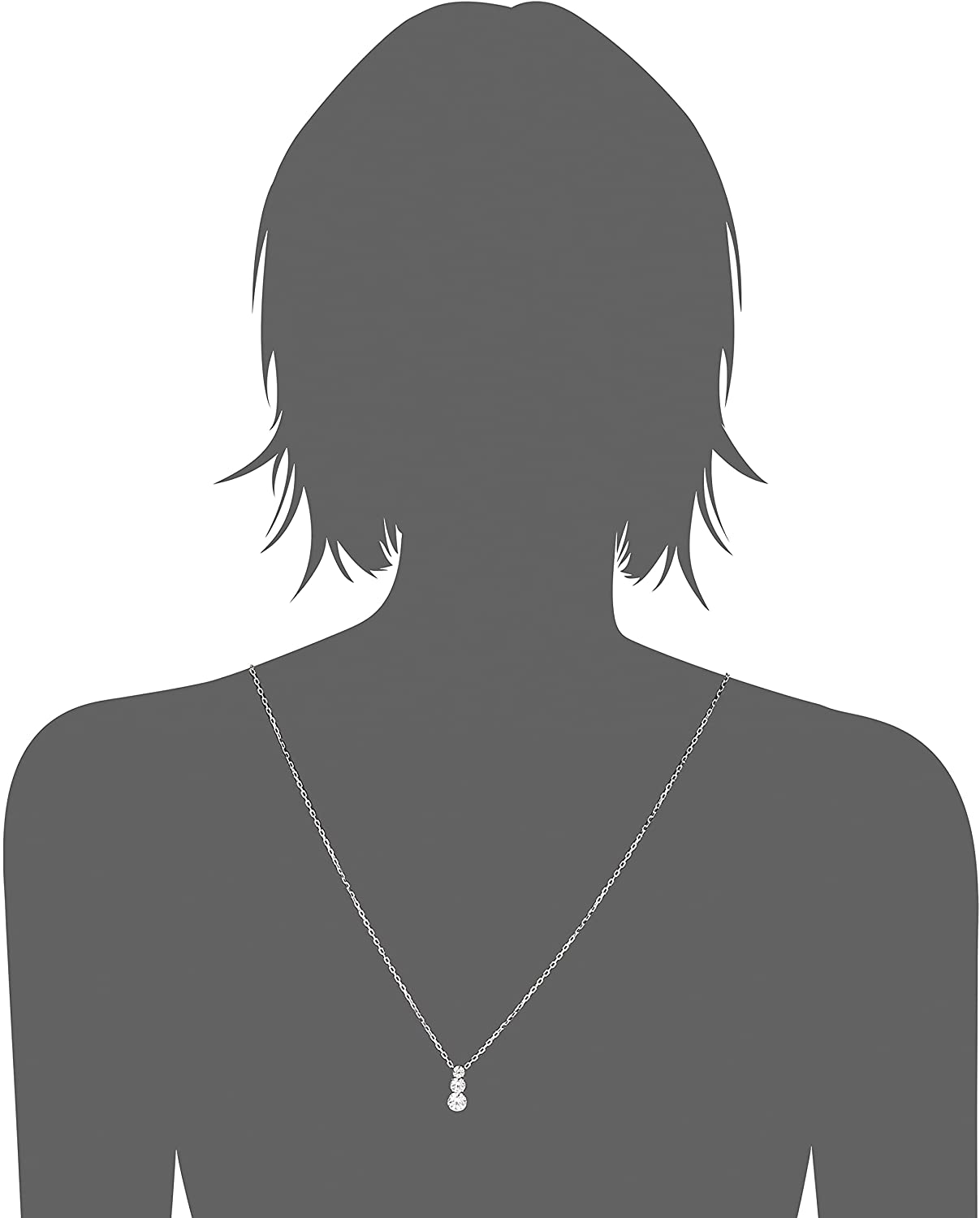 SWAROVSKI Women'S Attract Trilogy Crystal Necklace and Earrings Collection