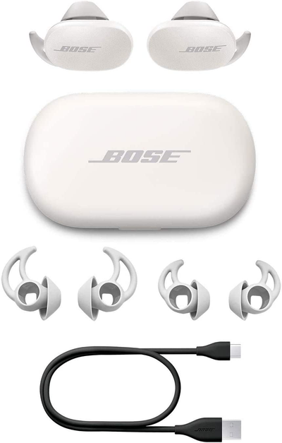 Bose Quietcomfort Noise Cancelling Earbuds - True Wireless Bluetooth Earphones, Soapstone. the World'S Most Effective Noise Cancelling Earbuds