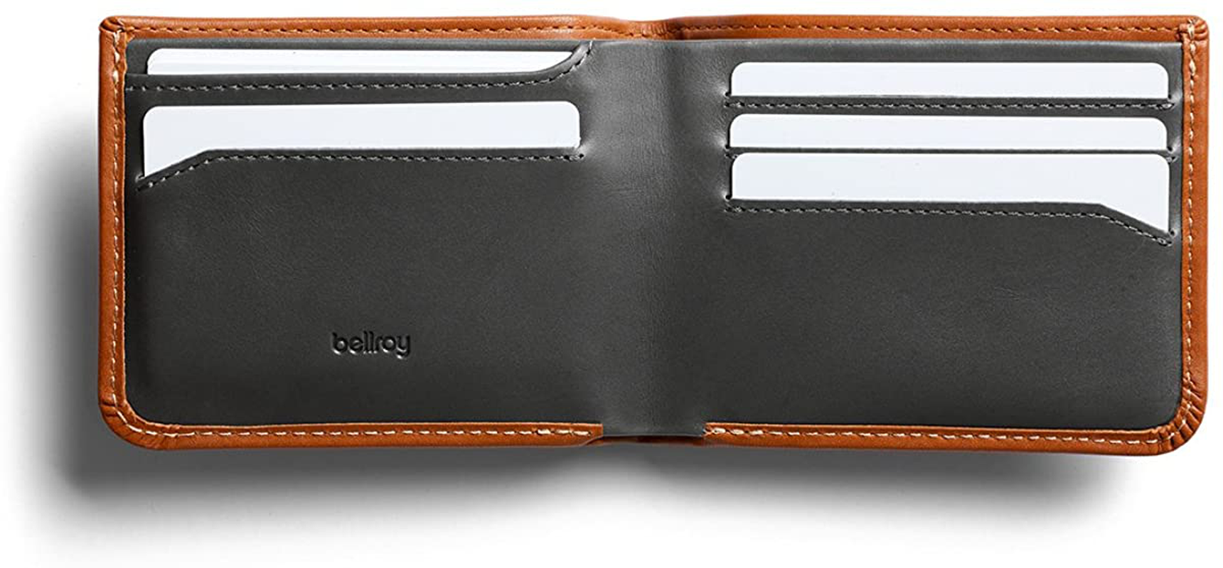Bellroy Hide & Seek Wallet (Slim Leather Bifold Design, RFID Protected, Holds 5-12 Cards, Coin Pouch, Flat Note Section, Hidden Pocket)
