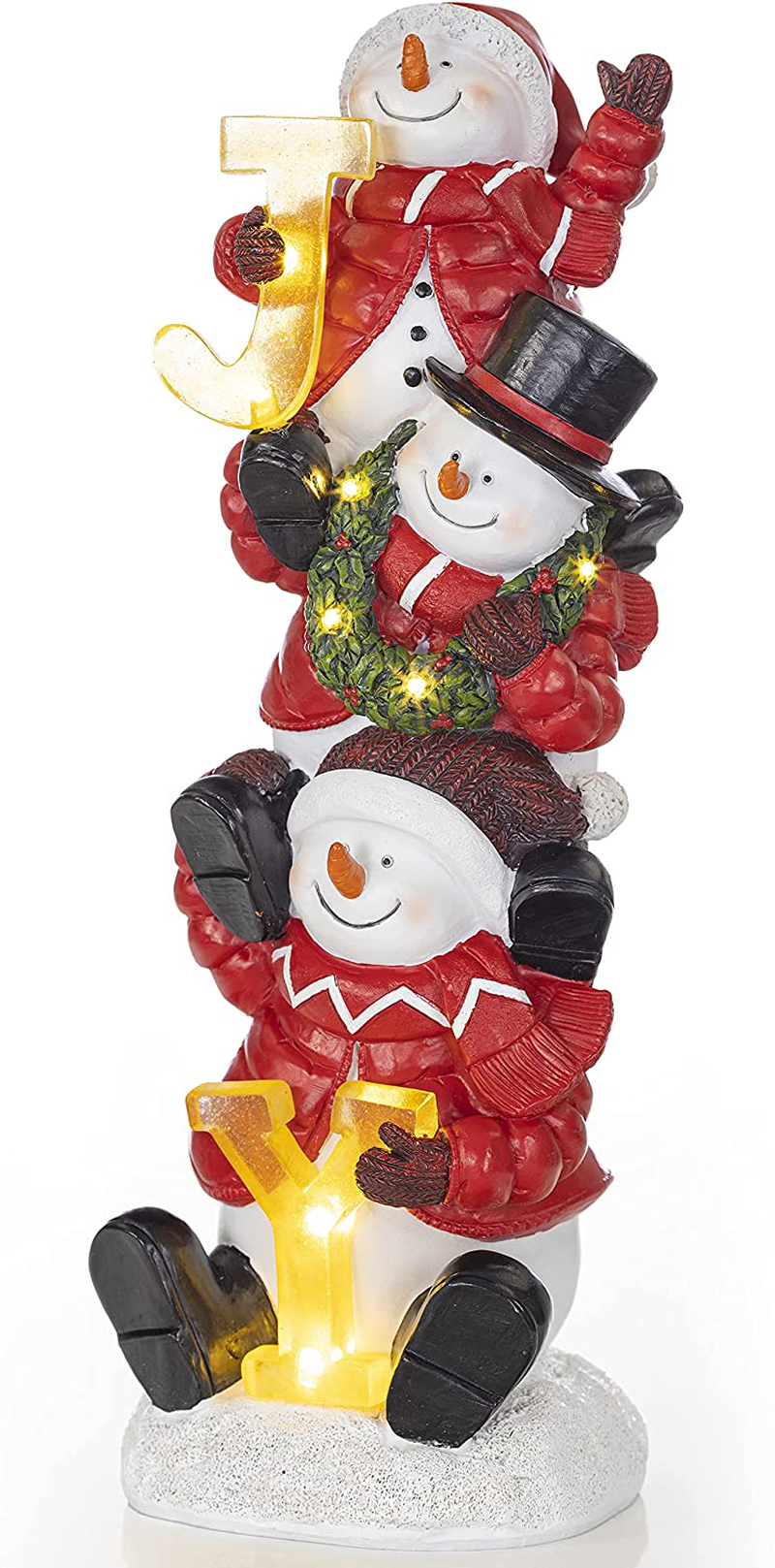 VP Home ‘Joy’ Christmas Snowman Trio LED Holiday Light