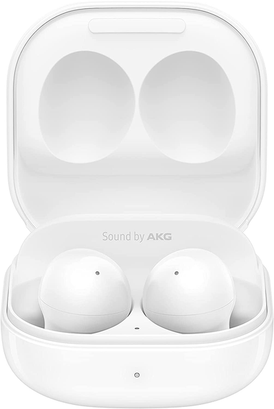 SAMSUNG Galaxy Buds 2 True Wireless Earbuds Noise Cancelling Ambient Sound Bluetooth Lightweight Comfort Fit Touch Control US Version, White