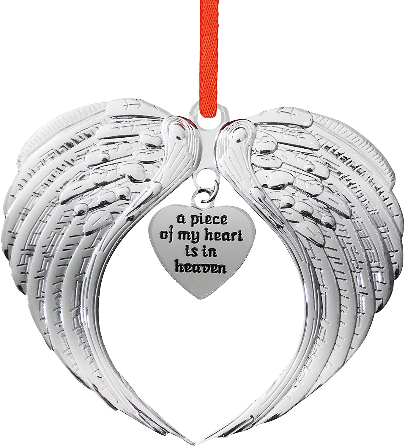 Holiday Jingle Christmas Ornament in Memory of Loved One – Memorial Ornament for Christmas Tree – Premium Nickel Material – Elegant Ribbon and Packaging