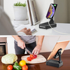 Cell Phone Stand with Wireless Bluetooth Speaker and Anti-Slip Base HD Surround Sound Perfect for Home and Outdoors with Bluetooth Speaker for Desk Compatible with Iphone/Ipad/Samsung Galaxy