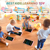 FLUESTON LCD Writing Tablet 10 Inch Drawing Pad, Colorful Screen Doodle Board for Kids, Traveling Gift Toys for 2 3 4 5 6 Year Old Boys and Girls