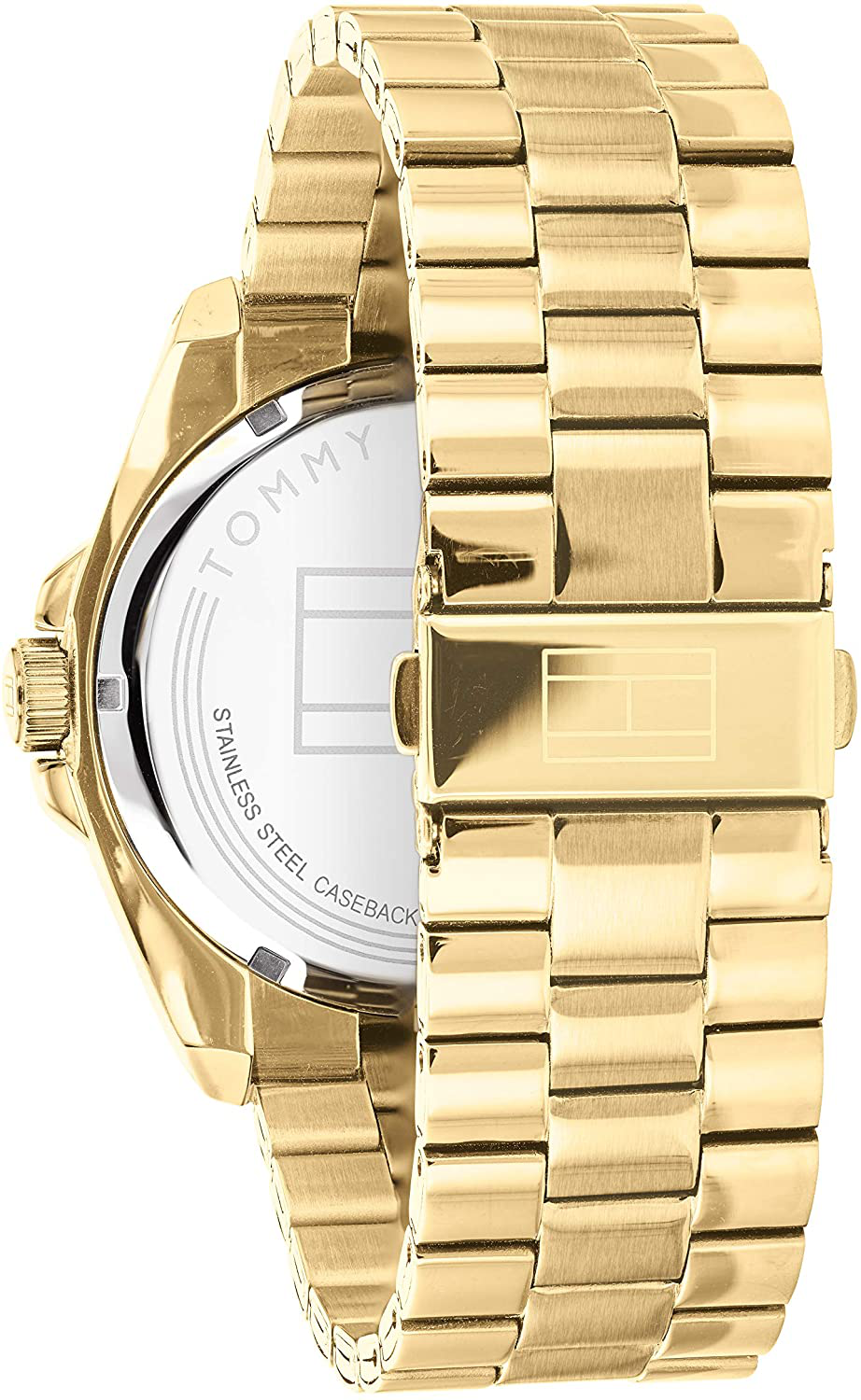 Tommy Hilfiger Men'S Quartz Stainless Steel and Bracelet Casual Watch, Color: Gold (Model: 1791686)