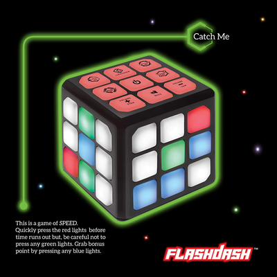 Flashing Cube Electronic Memory & Brain Game | 4-In-1 Handheld Game for Kids | STEM Toy for Kids Boys and Girls | Fun Gift Toy for Kids Ages 6-12 Years Old