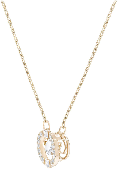 SWAROVSKI Women'S Sparking Dance Crystal Jewelry Collection, Rose Gold Tone Finish