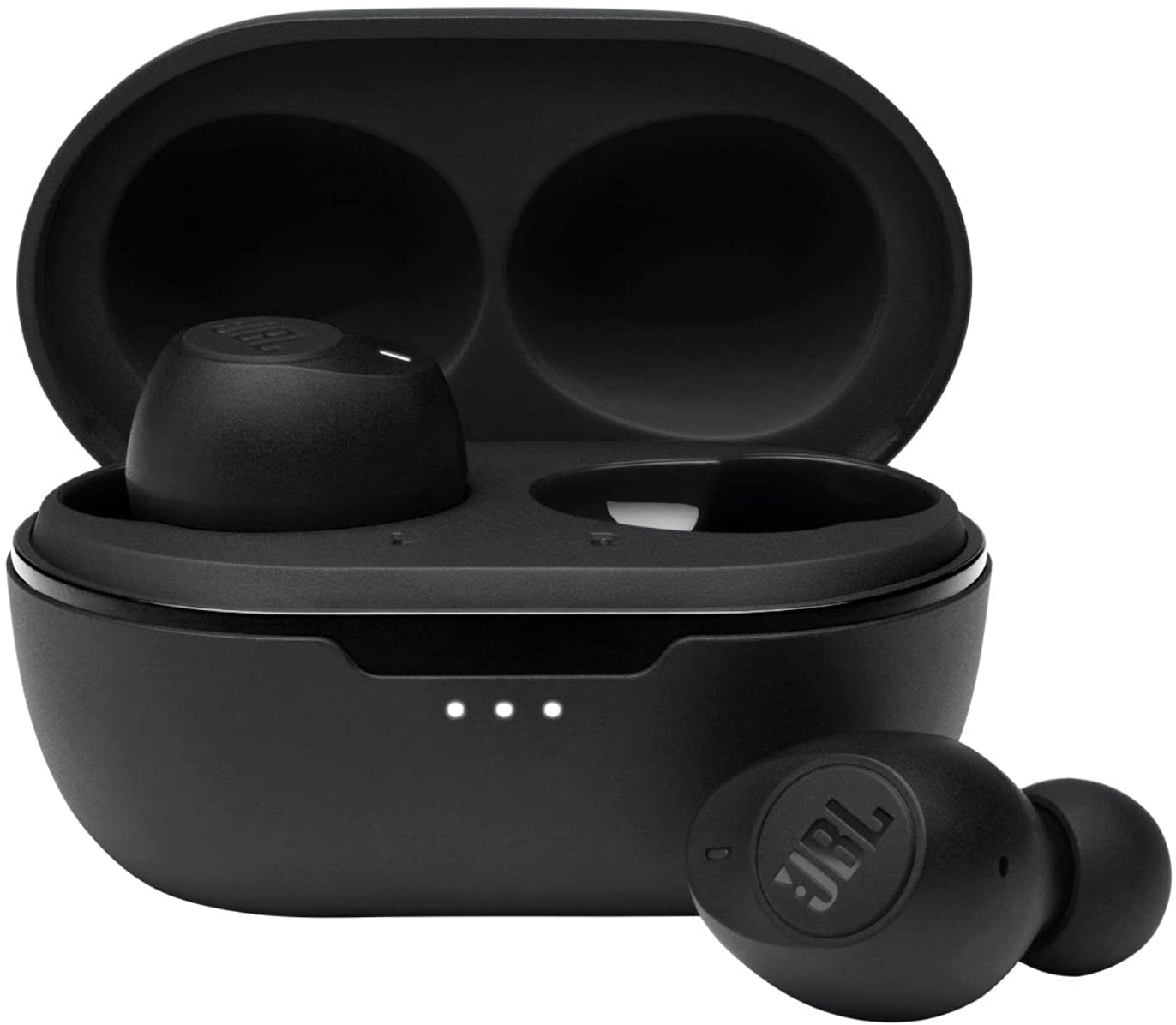 JBL Tune 115TWS True Wireless In-Ear Headphones - JBL Pure Bass Sound, 21H Battery, Bluetooth, Dual Connect, Wireless Calls, Music, Native Voice Assistant (Black)