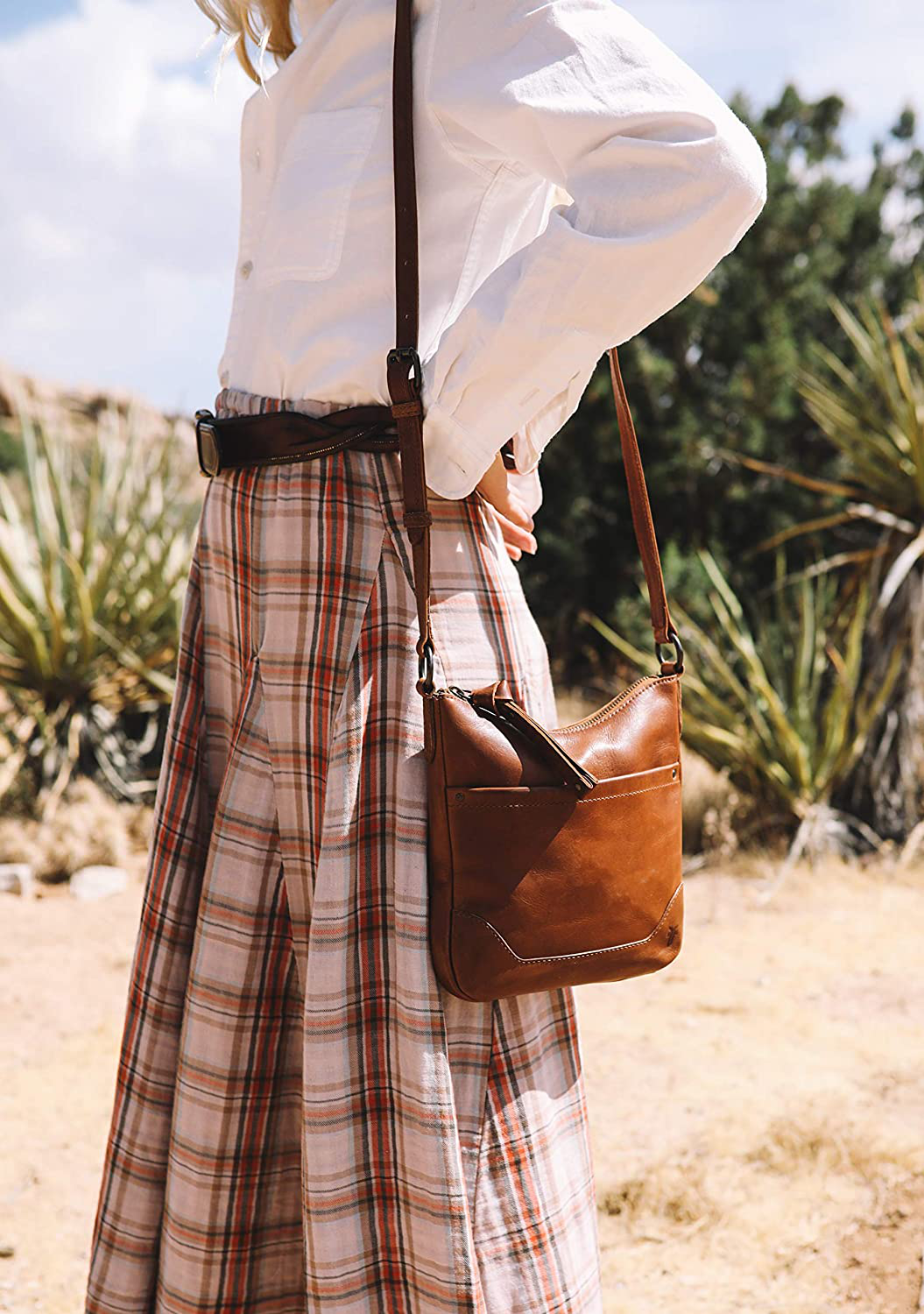 FRYE Melissa Swing Pack Zip Crossbody Bag