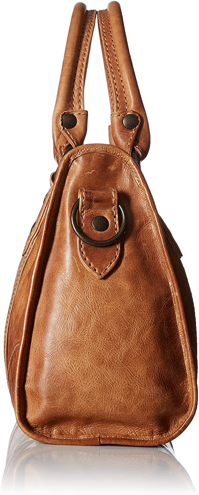 Frye Melissa Zip Satchel Leather Handbag