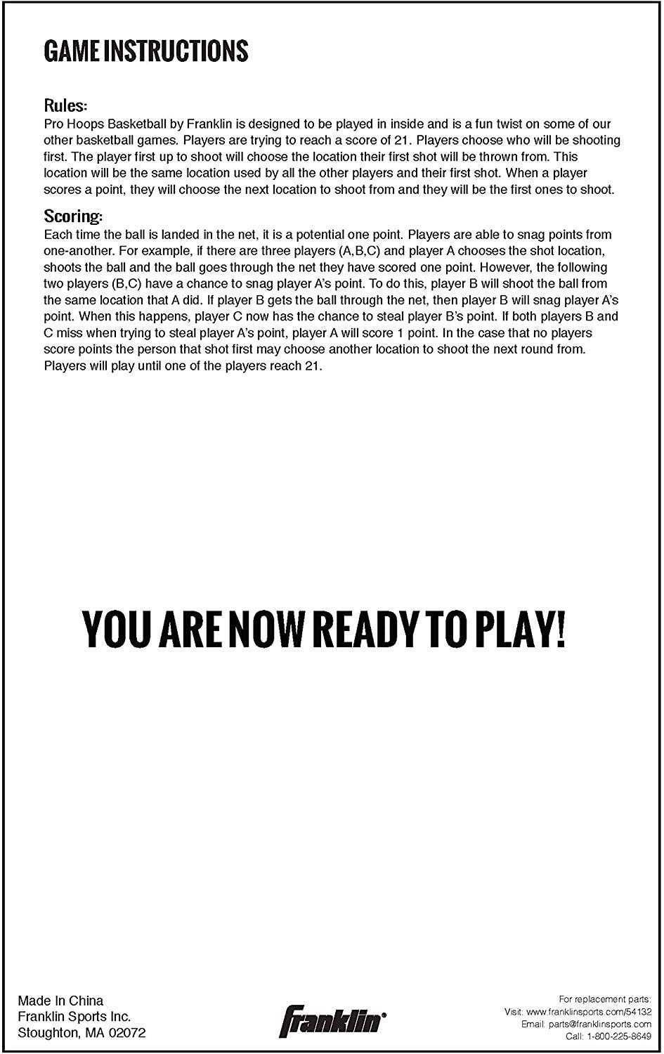 Franklin Sports over the Door Basketball Hoop - Slam Dunk Approved - Shatter Resistant - Accessories Included