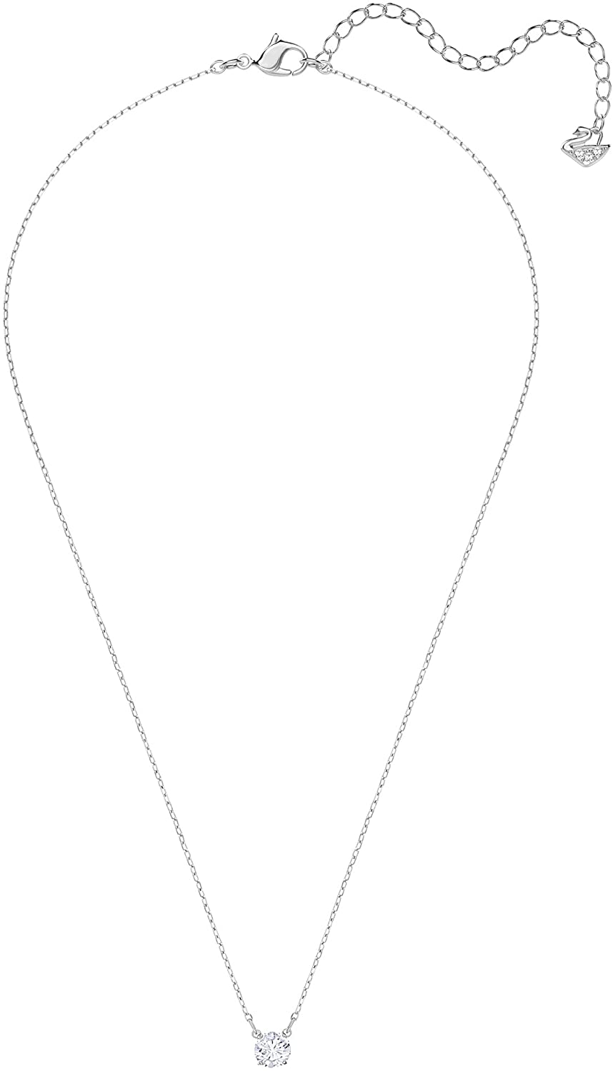 SWAROVSKI Women'S Attract Crystal Jewelry Collection, Rhodium Finish