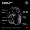 3M Worktunes Connect Hearing Protector with Bluetooth Technology, 24 Db NRR, Ear Protection for Mowing, Snowblowing, Construction, Work Shops