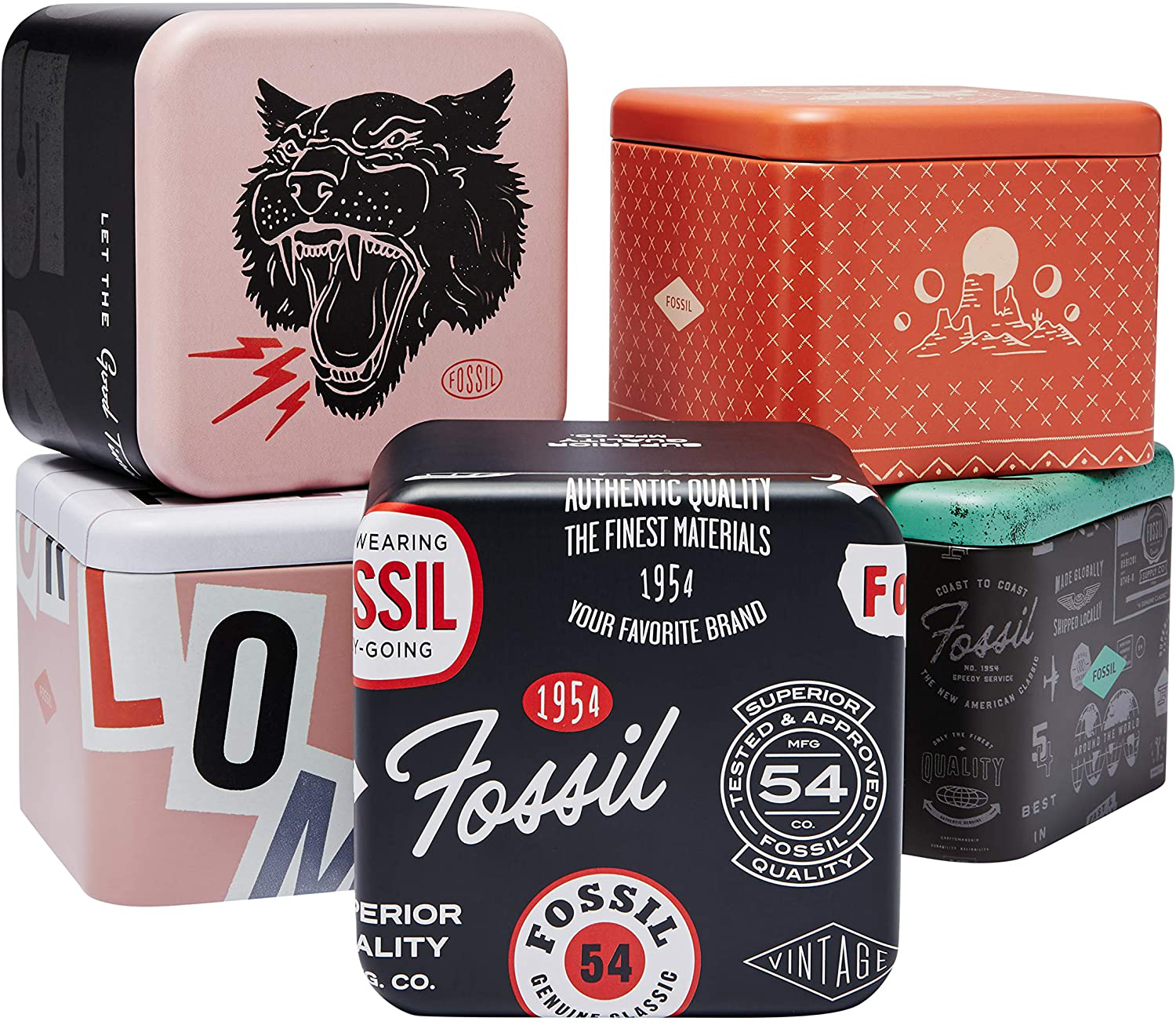 Fossil Women'S Carlie Mini Stainless Steel and Leather Quartz Watch