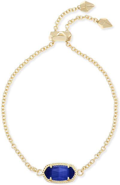 Kendra Scott Elaina Adjustable Chain Bracelet for Women, Fashion Jewelry, Gold-Plated