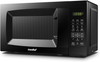 COMFEE' EM720CPL-PMB Countertop Microwave Oven with Sound On/Off, ECO Mode and Easy One-Touch Buttons, 0.7Cu.Ft, 700W, Black