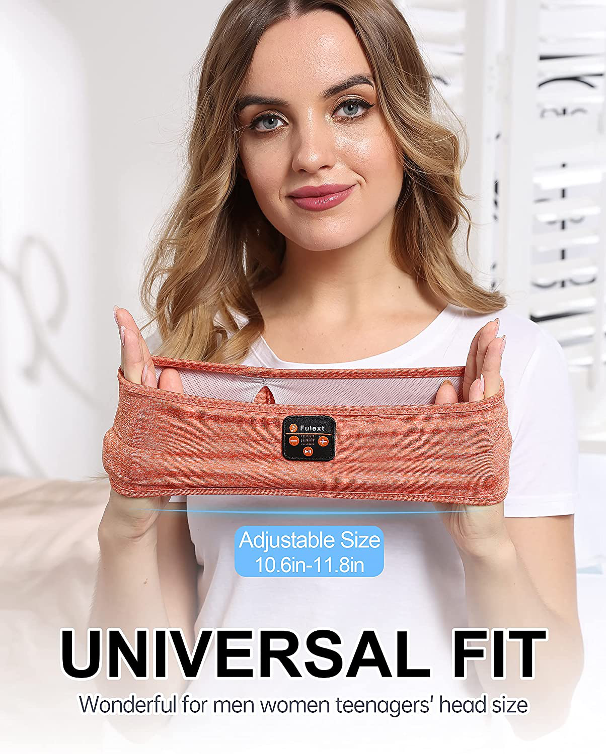 Sleep Headphones Bluetooth Sleeping Headband, Perytong Sleeping Headphones Music Sports Headband, Ultra-Soft Headphones Headband for Side Sleepers, Sleeping Gifts for Men Women