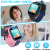 Kids Smart Watch Boys Girls with 14 Games Dual Camera 1.44" Touch Screen Music Player Video Recorder 12/24 Hr Pedometer Alarm Clock Calculator Flashlight Stopwatch Electronic Learning Education Toys