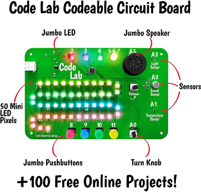 Code Lab All-Inclusive Coding Kit for Kids 8+ | Premium STEM Learning Toy for Boys & Girls